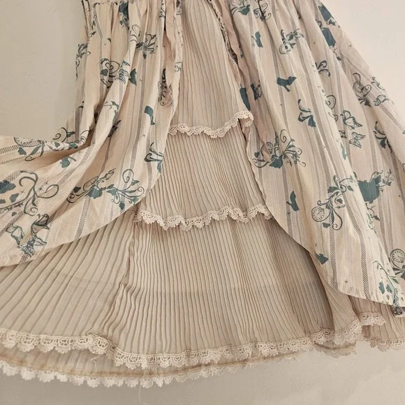 Disney Cinderella Dress Womens S Fairytale Babydoll Milkmaid Cottagecore Corset - Picture 7 of 15